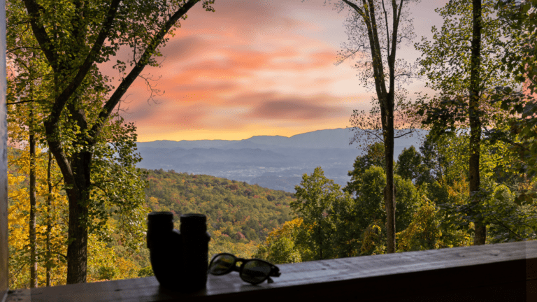 Mountain View from the Cabin Balcony