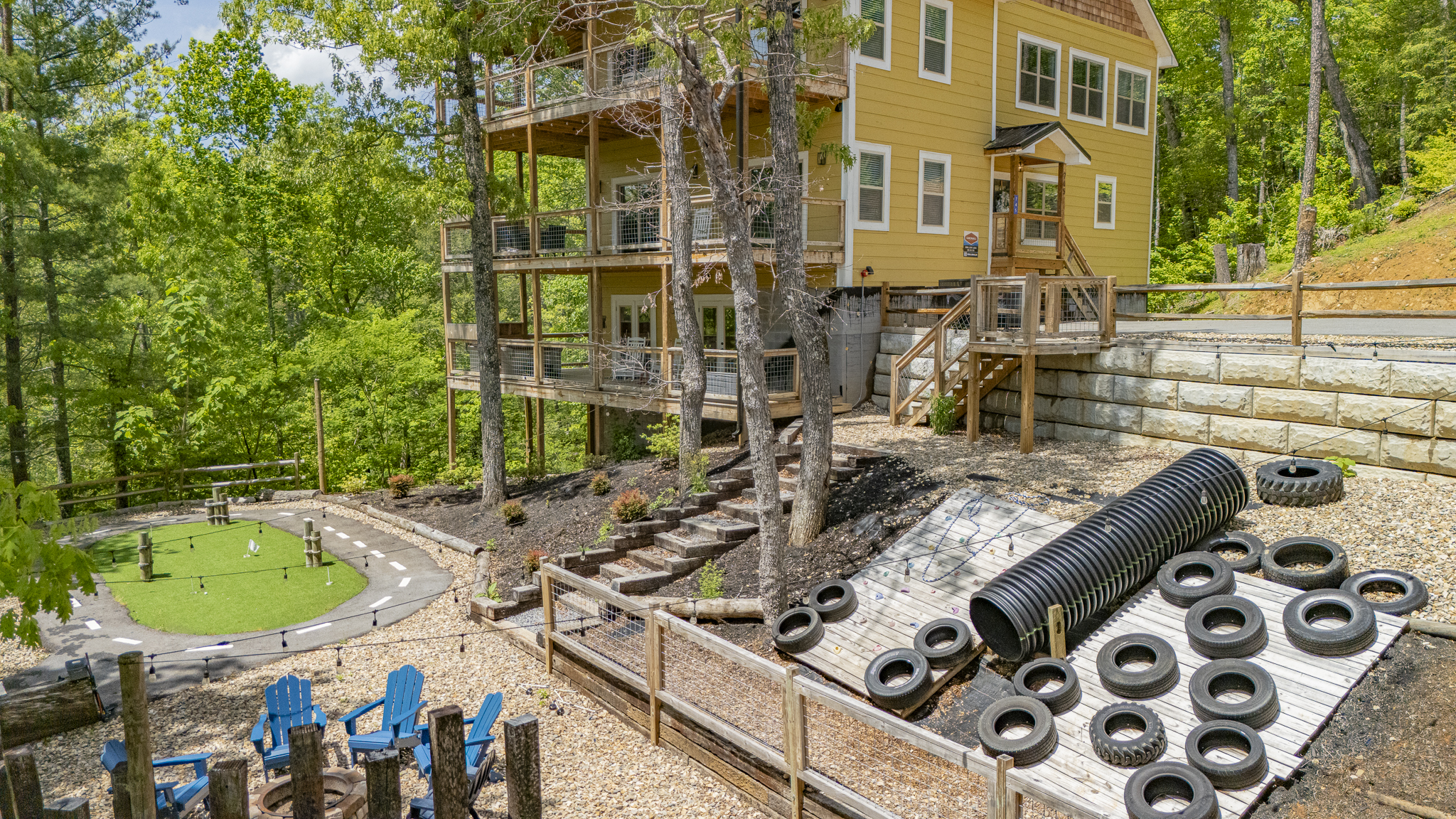 Smoky Mountain cabin community for sports teams and families